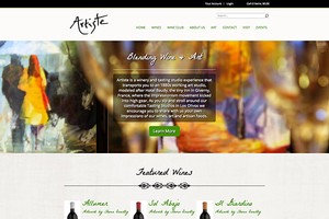 Vin65 Portfolio - Artiste Winery (Template)