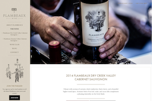 Vin65 Portfolio - Flambeaux Wine