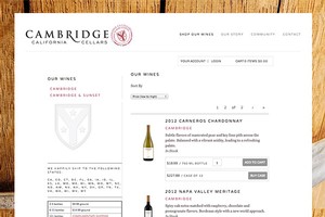 Vin65 Portfolio - Cambridge California Cellars