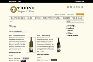 Vin65 Portfolio - Trione Winery